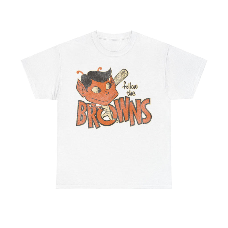 Load image into Gallery viewer, Follow the St Louis Browns Nostalgic Retro Baseball Team T-shirt
