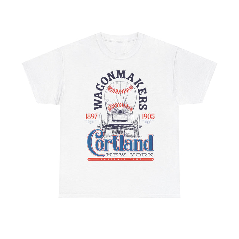 Load image into Gallery viewer, Cortland Wagonmakers Est 1897 New York Baseball T-shirt
