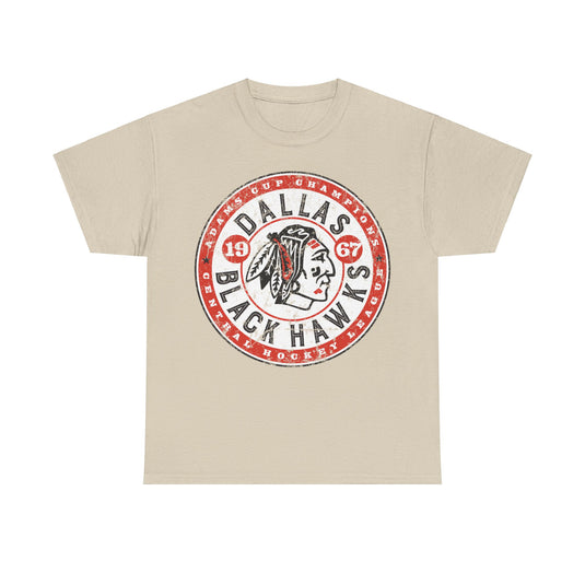 Dallas Black Hawks 1967 Hockey Team Nostalgic Retro T-shirt