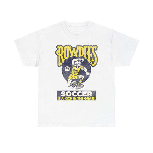 Tampa Bay Rowdies Soccer is a Kick in the Grass Retro Nostalgic T-shirt