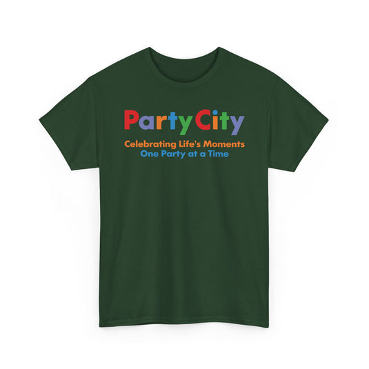 Party City Defunct Party Supply Store T-Shirt Celebrating Life's Moments Tee