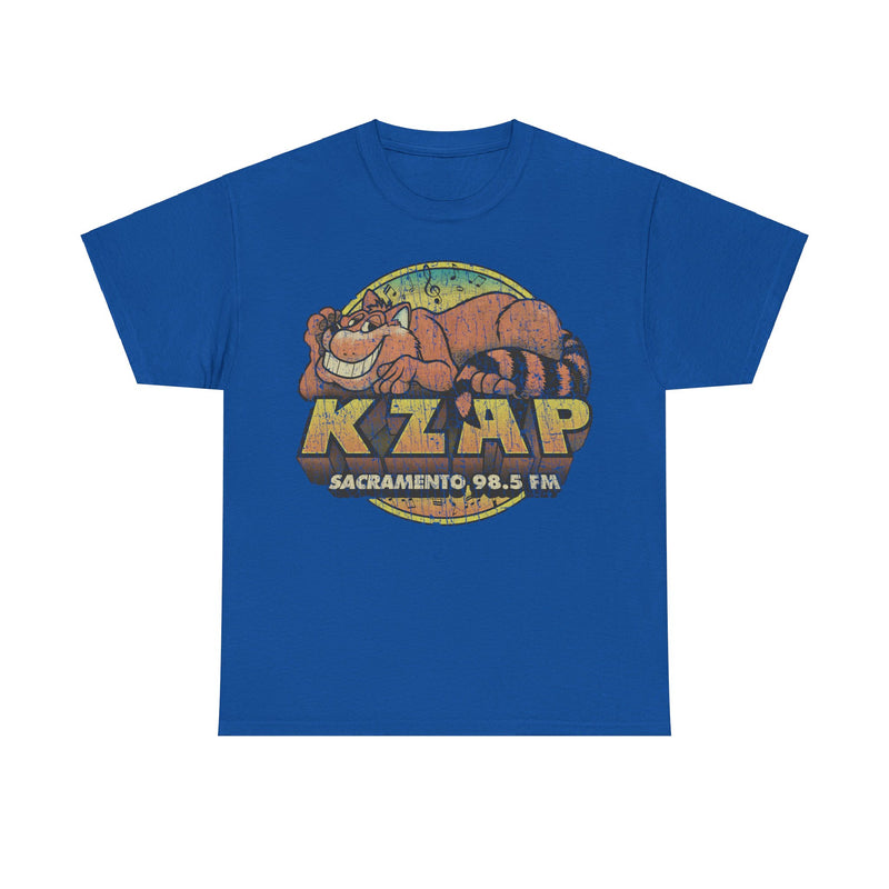 Load image into Gallery viewer, KZAP Sacramento 98.5 FM California Radio Station T-shirt
