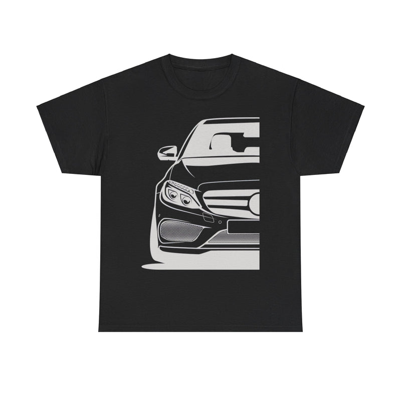 Load image into Gallery viewer, Mercedes-Benz W205 C63 Silhouette Car T-shirt
