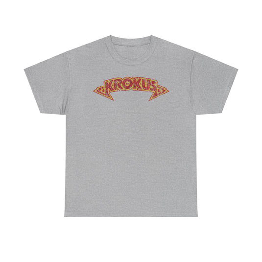 Krokus Swiss Heavy Metal Rock Band Logo T-shirt
