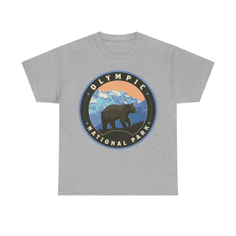 Load image into Gallery viewer, Olympic National Park Washington Round Logo T-shirt
