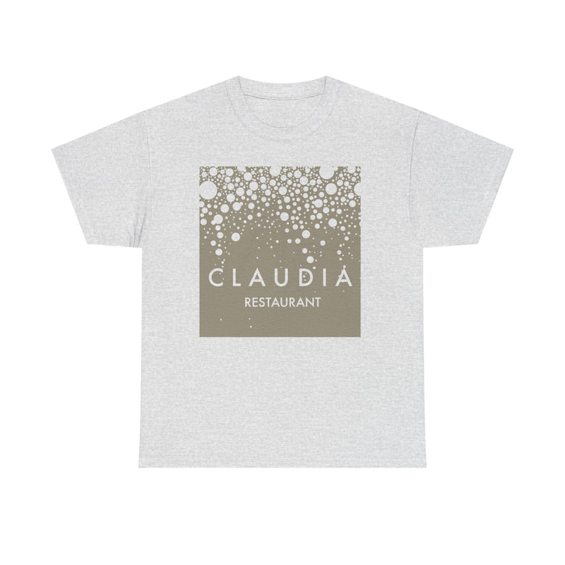 Load image into Gallery viewer, Claudia Restaurant T-Shirt - Fine Dining Industry Defunct Logo Tee
