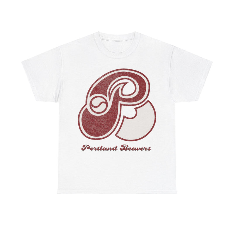 Load image into Gallery viewer, Portland Beavers Red Logo Oregon Baseball Team T-shirt
