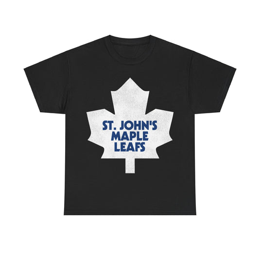 St Johns Maple Leafs Hockey Team Nostalgic Retro T-shirt