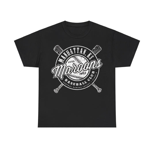 Manhattan Maroons Est 1913 New York Baseball T-shirt