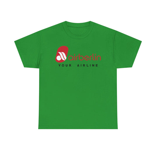Air Berlin Your Airline Vintage Logo German Aviation Memorabilia T-shirt