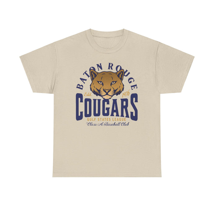 Baton Rouge Cougars Est 1976 Louisiana Baseball Team T-shirt