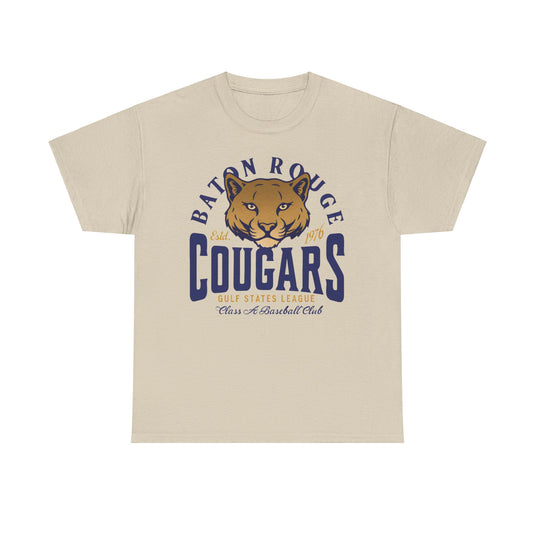 Baton Rouge Cougars Est 1976 Louisiana Baseball Team T-shirt