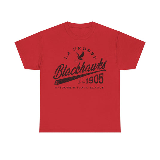 La Crosse Blackhawks Est 1905 Wisconsin Baseball T-shirt