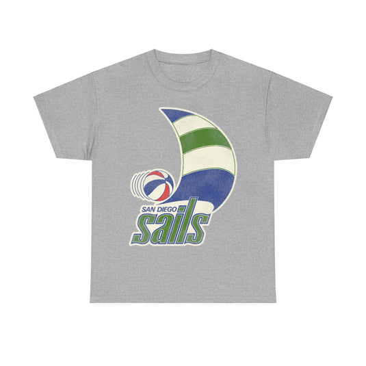 San Diego Sails Basketball Team Nostalgic Retro T-shirt