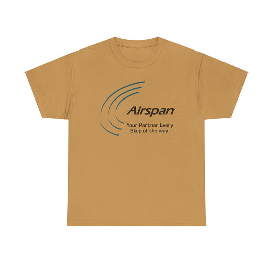 Airspan T-Shirt Defunct Telecom Company Logo Your Partner Every Step Tee