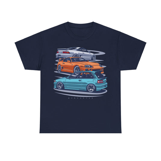 Toyota Starlet Supra MR2 Car T-shirt