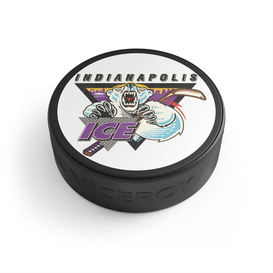 Indianapolis Ice Nostalgic Logo Hockey Puck
