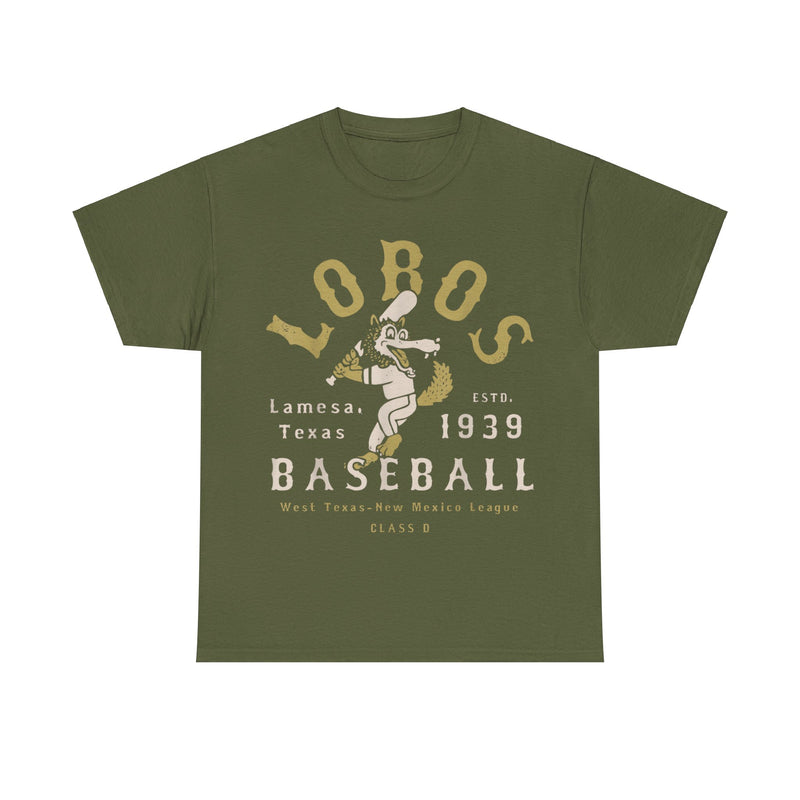 Load image into Gallery viewer, Lamesa Lobos Texas Nostalgic Retro Baseball Team T-shirt
