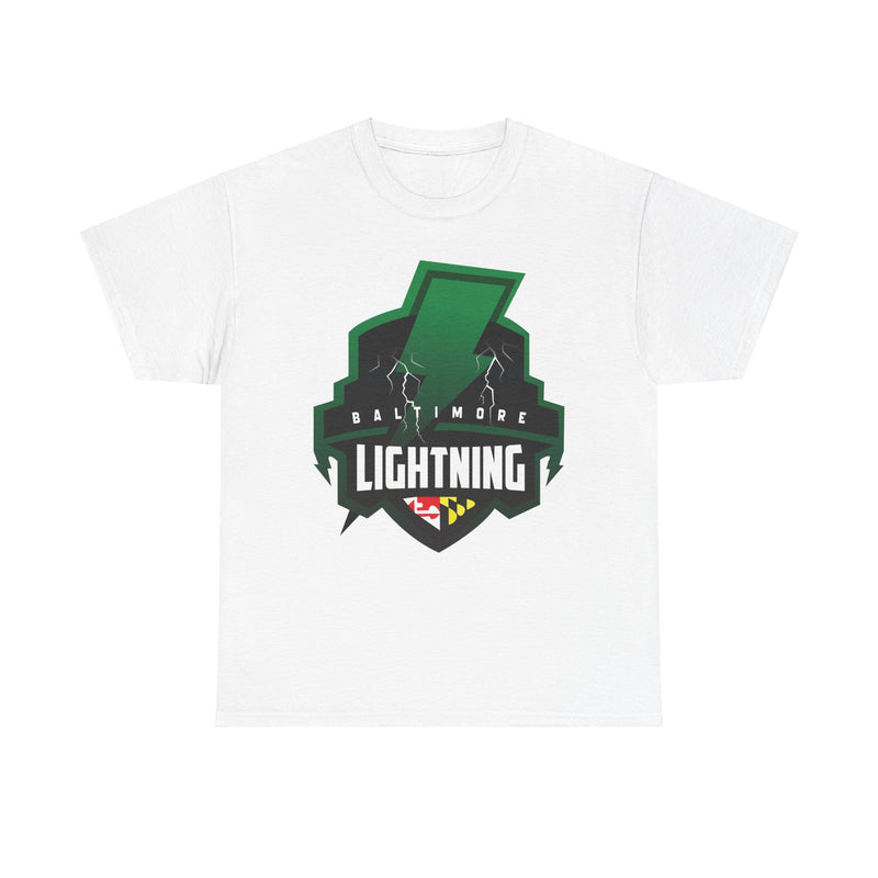 Load image into Gallery viewer, Baltimore Lightning Maryland CBA 1985-1986 Basketball T-shirt
