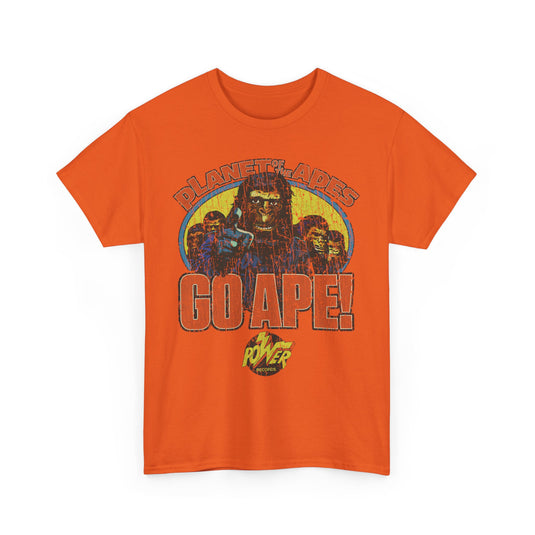 Planet of the Apes Go Ape Power Records Nostalgic T-shirt