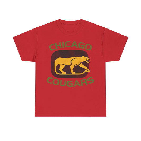 Chicago Cougars Illinois Ice Hockey T-shirt