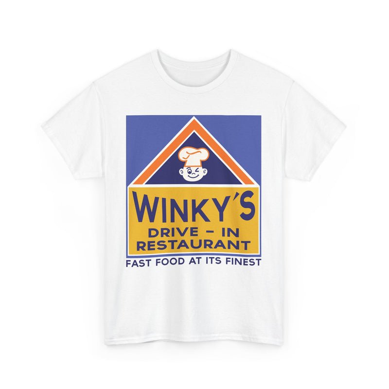 Load image into Gallery viewer, Winky&#39;s Drive-In Restaurant Fast Food Vintage Logo Chain T-Shirt
