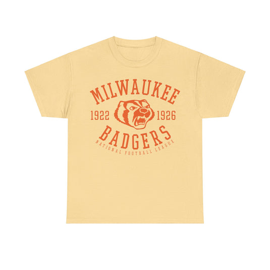 Milwaukee Badgers 1922-1926 Wisconsin Football Team T-shirt