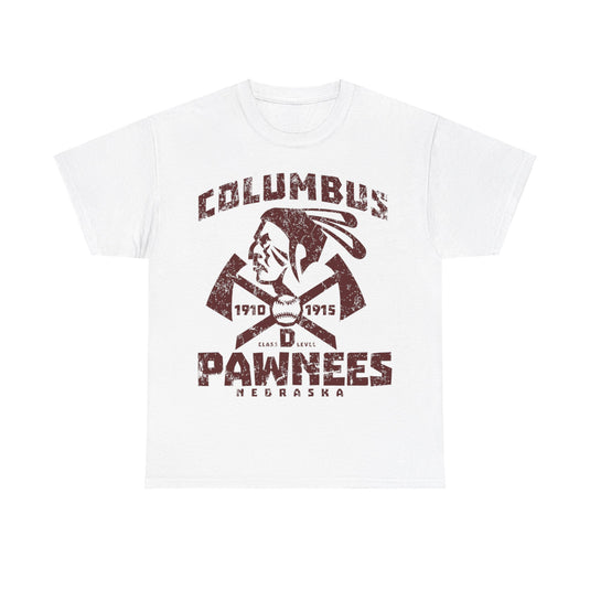 Columbus Pawnees Est 1910 Nebraska Baseball T-shirt