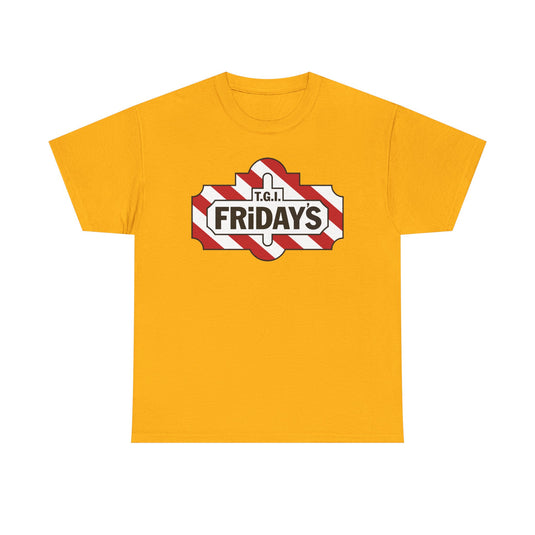 TGI Fridays T-Shirt Bankrupt Restaurant Chain Vintage Logo Tee