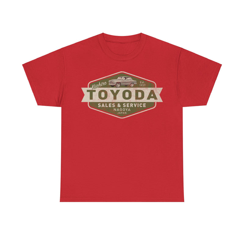 Load image into Gallery viewer, Kiichiro Toyoda Toyota Est 1937 Nagoya Japan Car T-shirt
