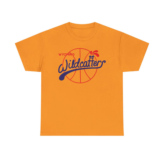Wyoming Wildcatters Basketball 1982-1988 Continental Association T-shirt