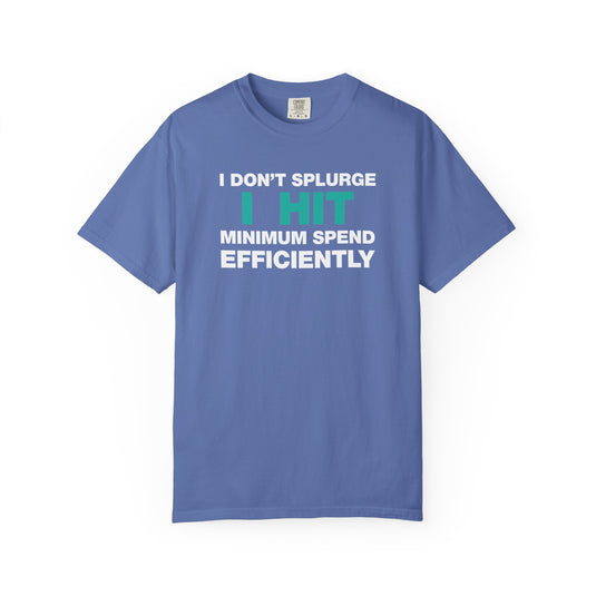 Minimum Spend Credit Card Bonus Point Miles Travel Teal T-shirt