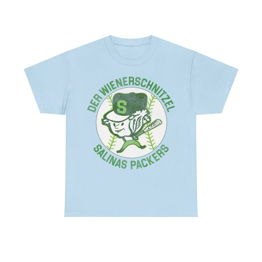 Der Wienerschnitzel Salinas Packers Nostalgic Retro Baseball Team T-shirt