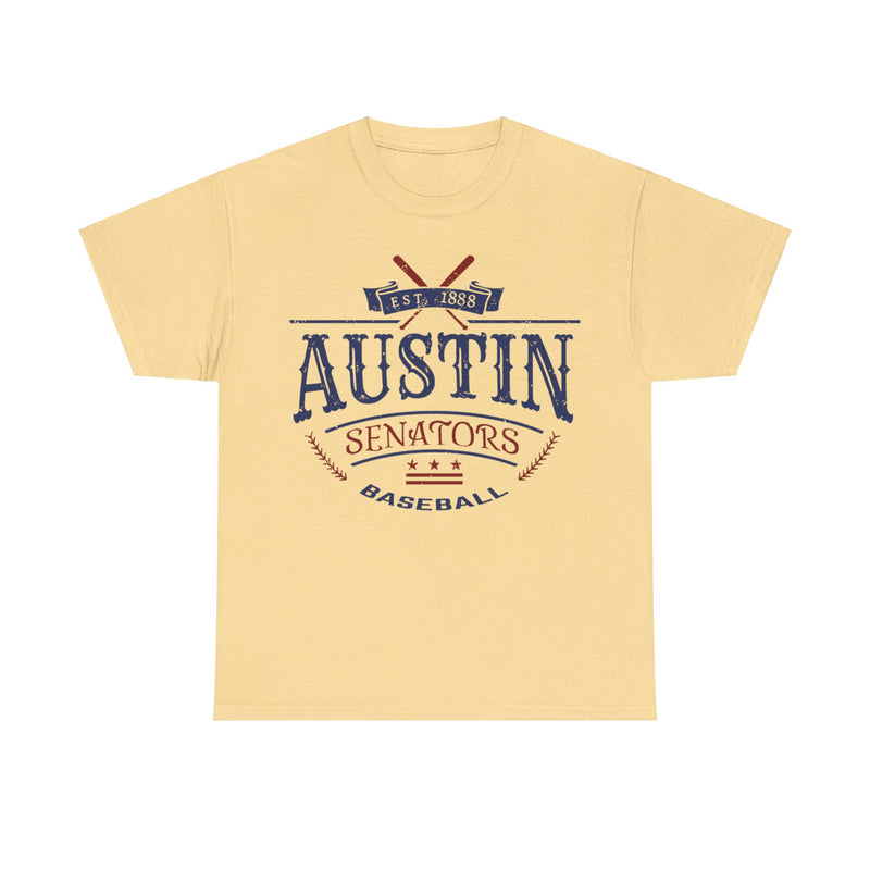 Load image into Gallery viewer, Austin Senators Est 1888 Texas Baseball T-shirt
