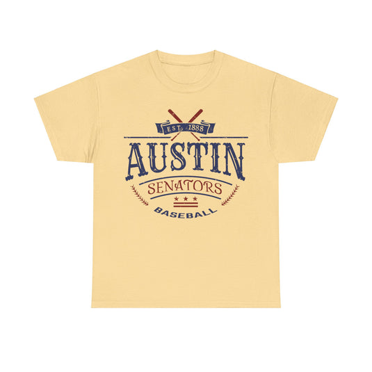 Austin Senators Est 1888 Texas Baseball T-shirt