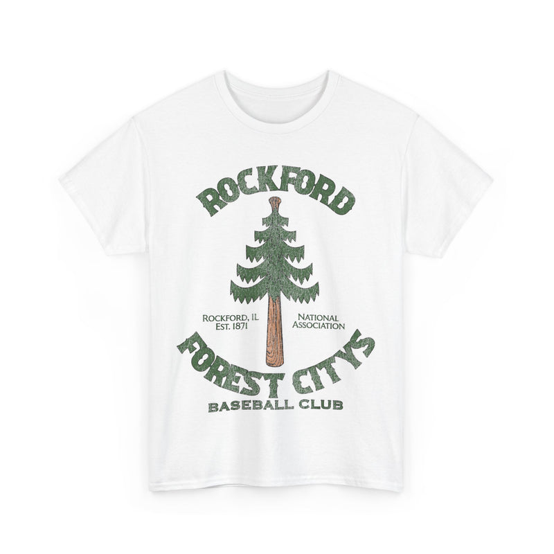 Load image into Gallery viewer, Rockford Forest Citys Nostalgic Retro Baseball Team T-shirt
