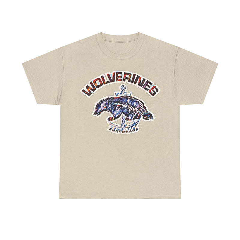 Load image into Gallery viewer, Anchorage Wolverines Alaska Hockey T-shirt
