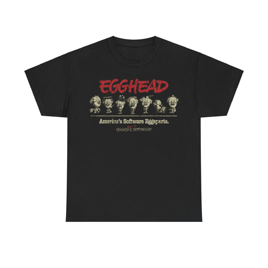 Egghead Software 1984 Electronics Store Distressed Print T-shirt