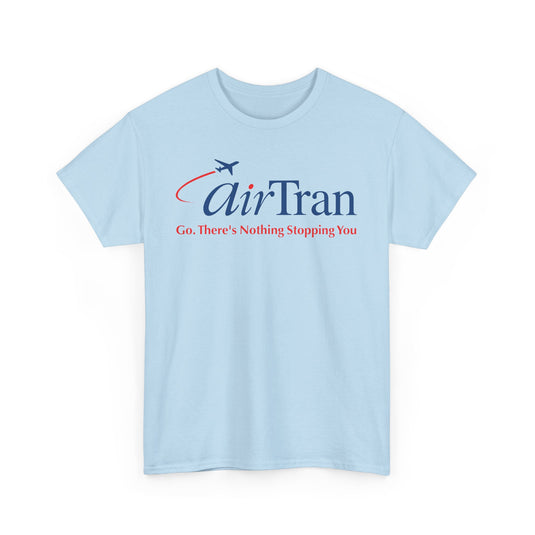 Air Tran Go There's Nothing Stopping You Vintage Airline Logo Aviation T-shirt