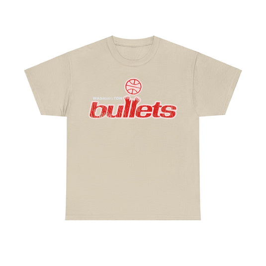 Washington Bullets Basketball Team Nostalgic Retro T-shirt