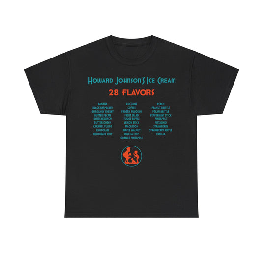 Howard Johnsons Ice Cream 28 Flavors Restaurant T-shirt