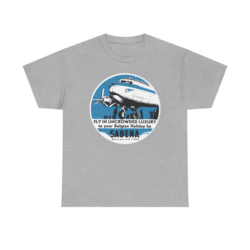 Load image into Gallery viewer, Belgium Sabena Airlines Retro Nostalgic T-shirt
