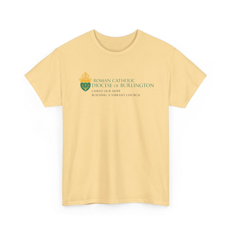 Load image into Gallery viewer, Diocese of Burlington T-Shirt - Catholic Church Logo Tee - Vermont Religious
