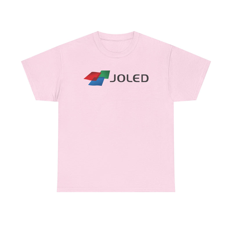 Load image into Gallery viewer, JOLED T-Shirt - OLED Display Industry Bankrupt Logo Tee
