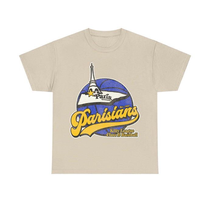 Paris Parisians Basketball Team Nostalgic Retro T-shirt