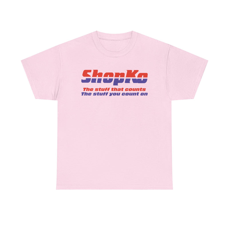 Load image into Gallery viewer, ShopKo The Stuff That Counts Orange Blue Logo Department Store T-shirt
