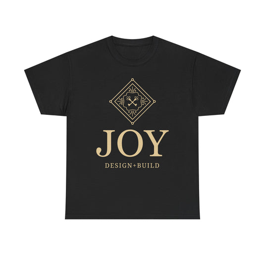 Joy Design + Build T-Shirt - Construction Industry Bankrupt Logo Tee