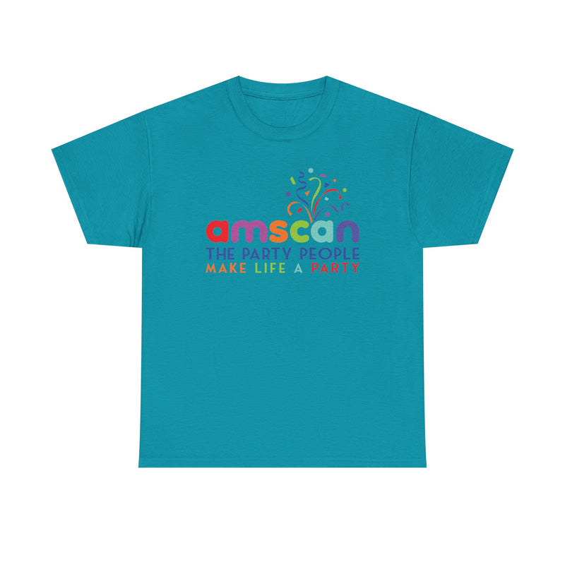 Load image into Gallery viewer, Amscan T-Shirt Defunct Party Supply Company The Party People Make Life Party
