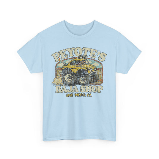 Peyotes Baja Shop San Diego California Car T-shirt