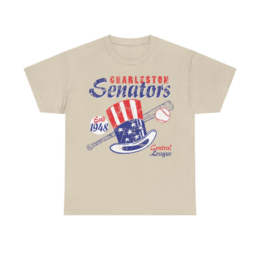 Charleston Senators Est 1948 West Virginia Baseball T-shirt